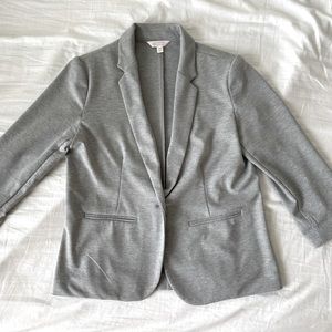 LC Lauren Conrad Grey Cotton Blazer
